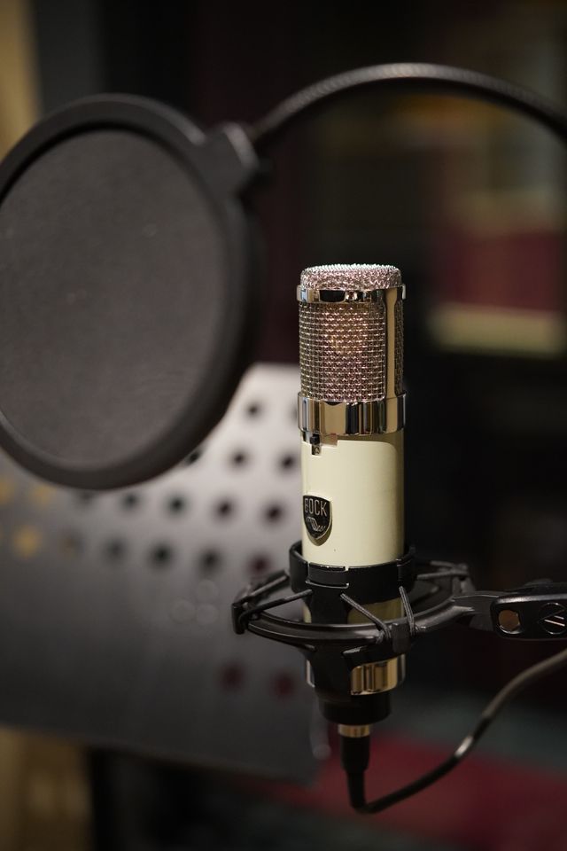 Acoustic warm studio broadcasting microphone