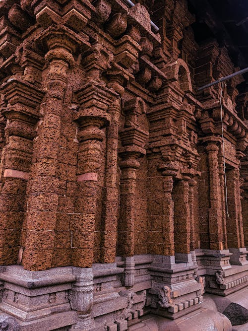 Photo of the Facade of a Hindu Temple