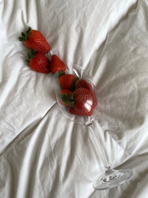 Kostnadsfri bild av färsk, glas, jordgubbar