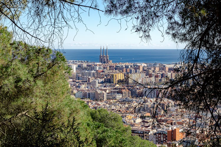 Coastal City Of Sant Adria De Besos In Spain