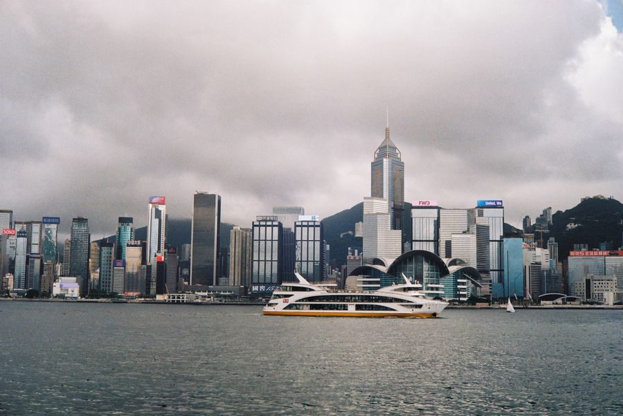 Victoria Harbour with a Star Ferry