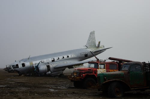 Fotos de stock gratuitas de abandonado, antiguo, avión