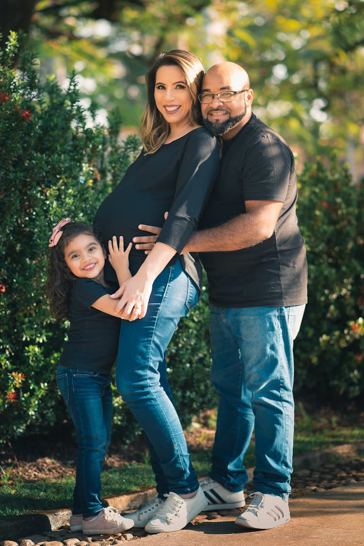 Portrait Of A Smiling Family 