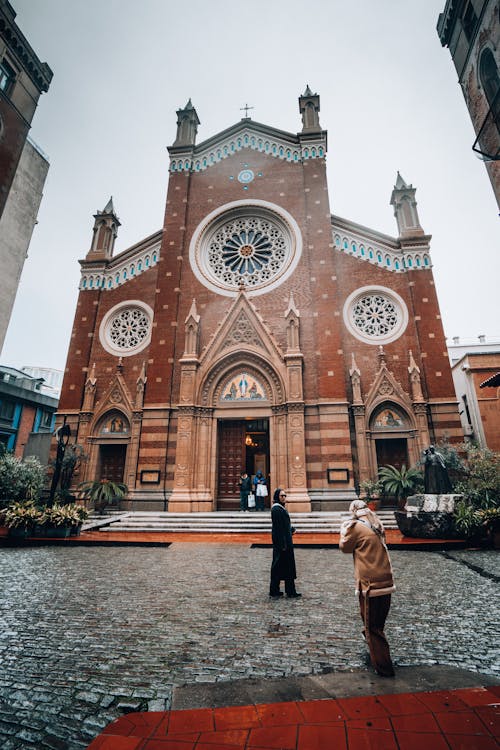 Facade of Gothic Cathedral