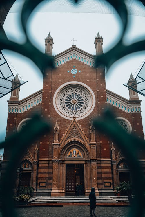 Facade of the Church of St. Anthony of Padua in Istanbul, Turkey 