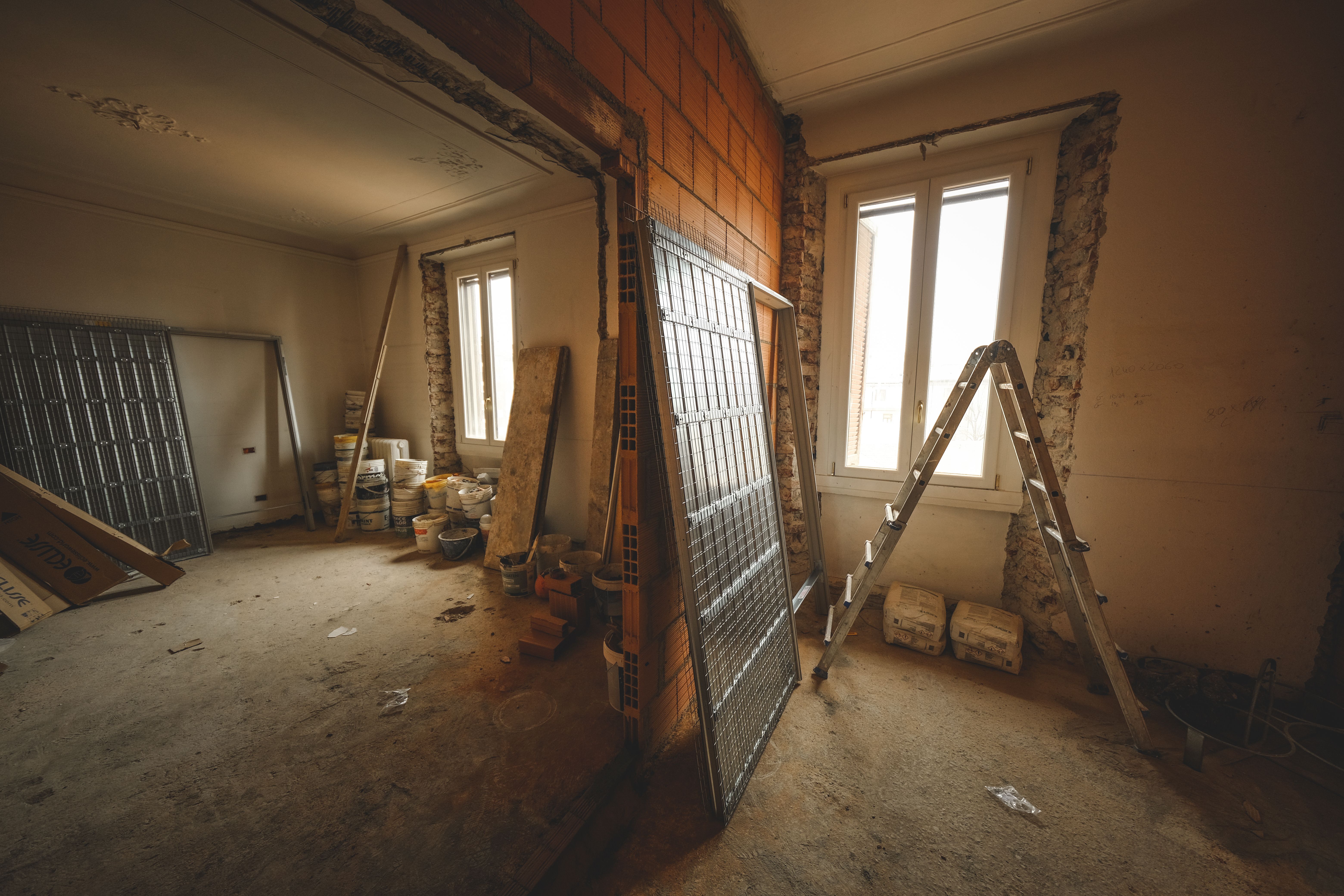a room inside a house under renovation