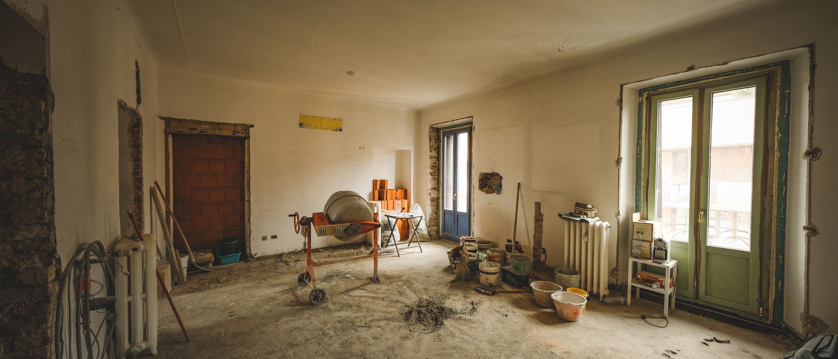 Interior Painting in Ardleigh Green — a decorator at work mid-project