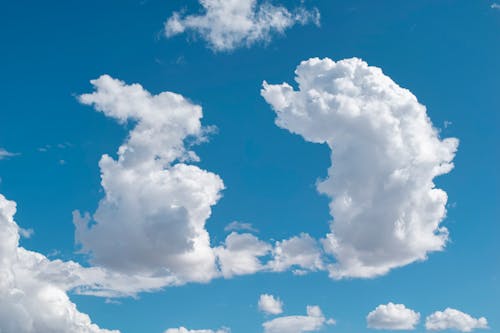 Бесплатное стоковое фото с голубой, небо, облака