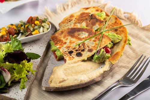 Close-up of Delicious Meal on Table