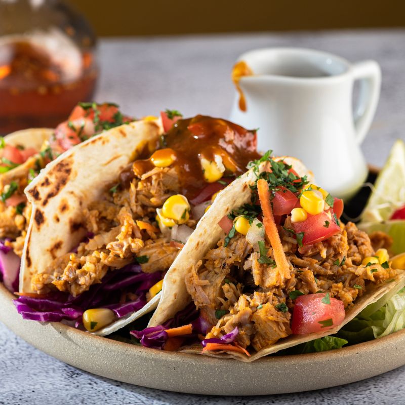 Instant Pot Salsa Chicken Tacos