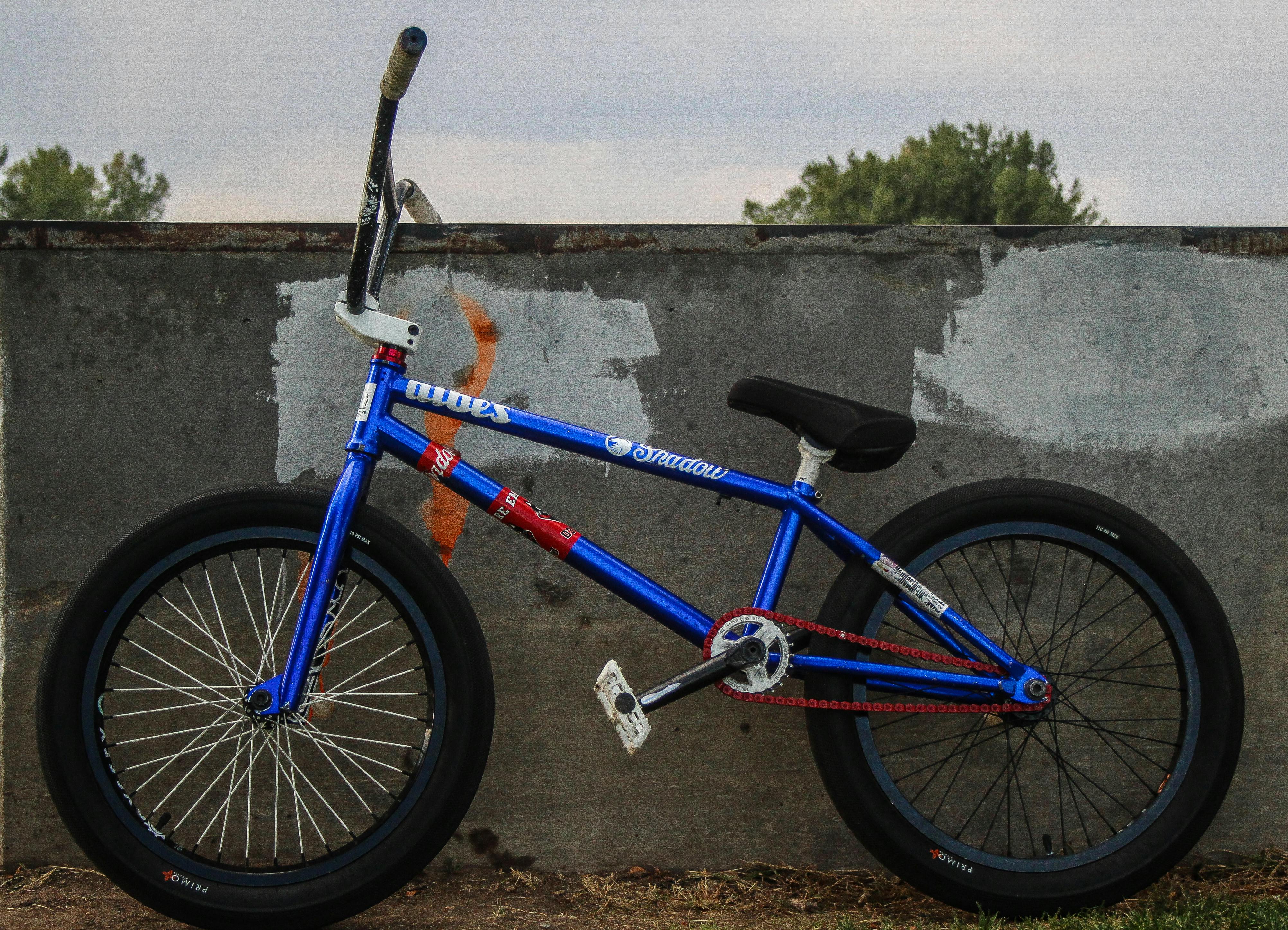 Free stock photo of bike, biking, blue