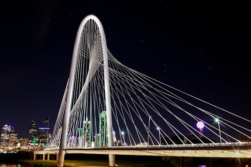 Free Photo of a Suspension Bridge Stock Photo