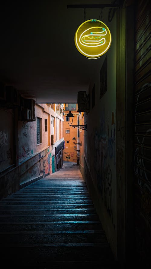 Free stock photo of centre, concrete stairs, old town