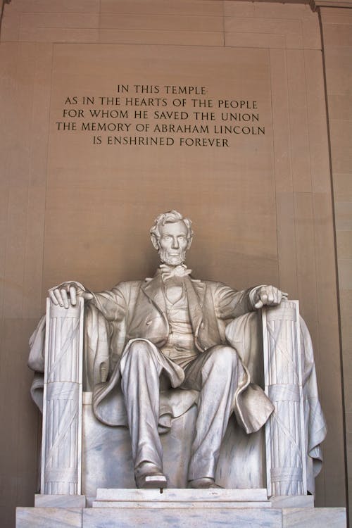 bezplatná Základová fotografie zdarma na téma Abraham Lincoln, Lincolnův památník, místní památky Základová fotografie