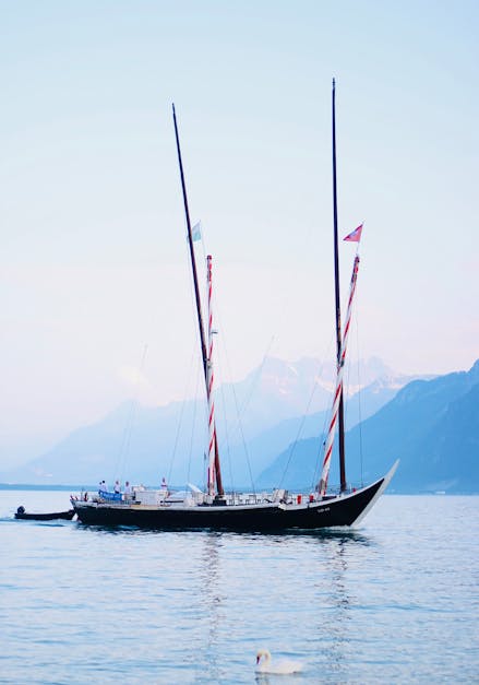 Photo of Black Sail Boat on Water · Free Stock Photo