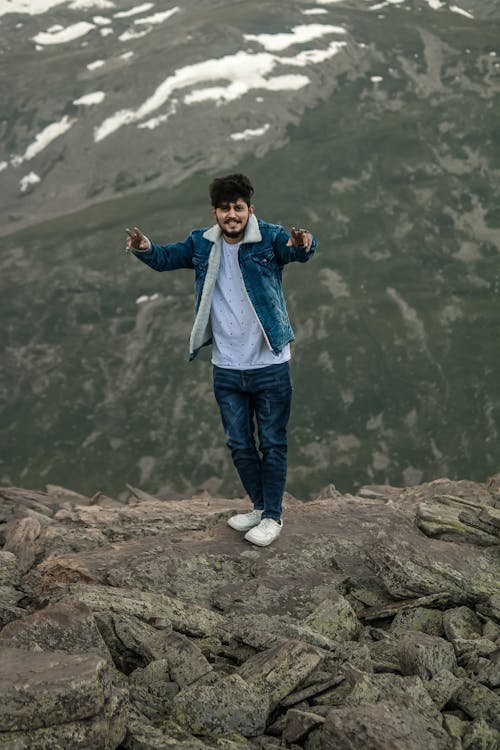 Fotos de stock gratuitas de atmósfera de amor, chaqueta azul, chaval