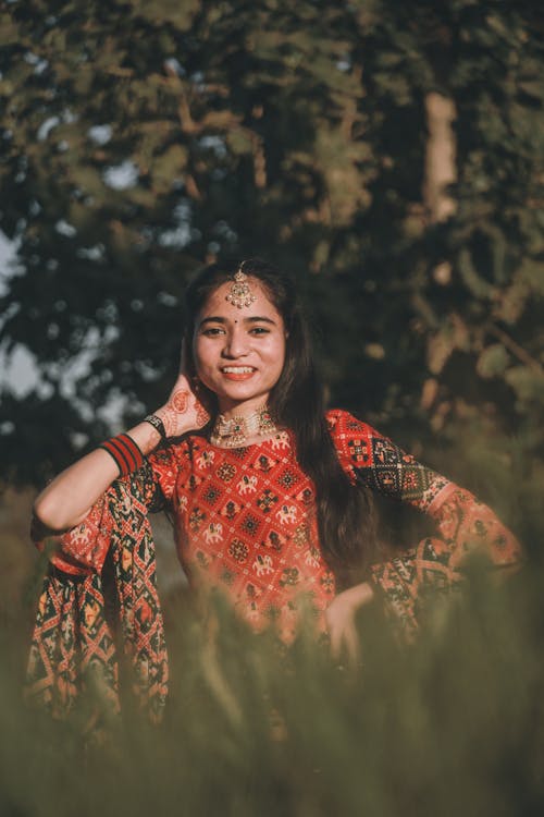 Girl in Traditional Clothing