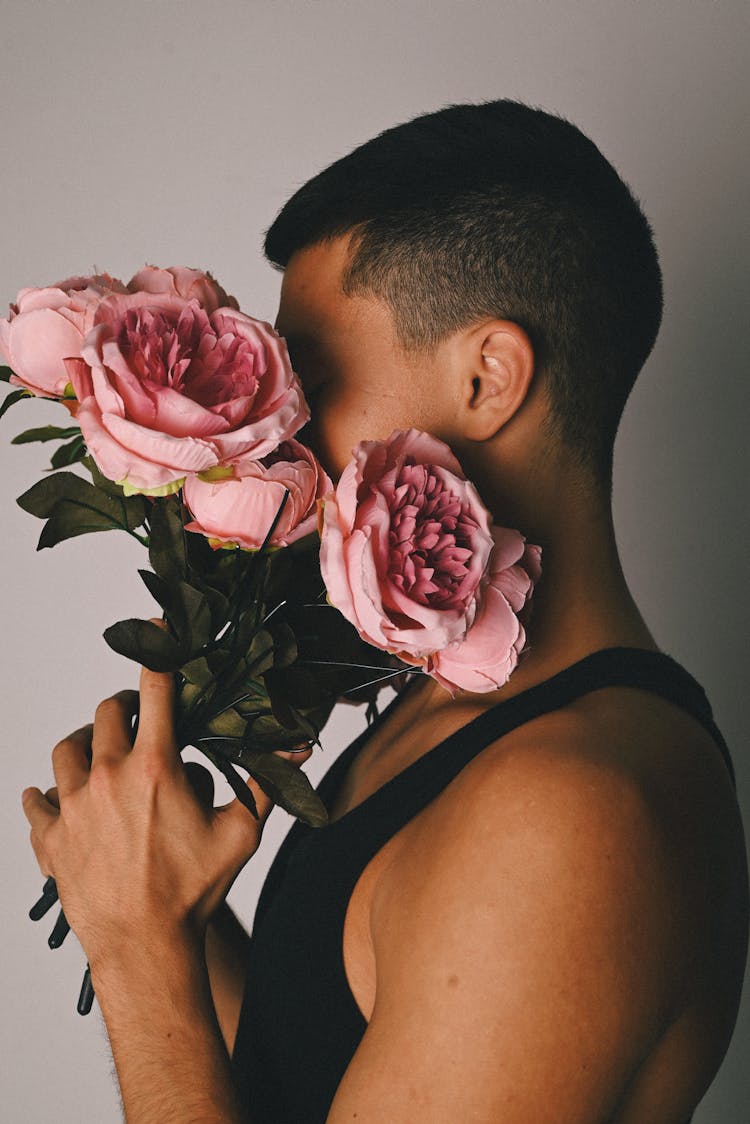 Man With Flowers