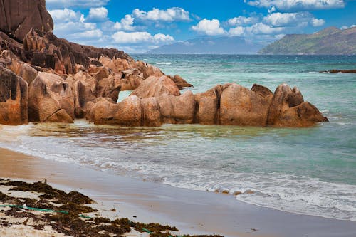 Foto profissional grátis de corroído, costa, mar