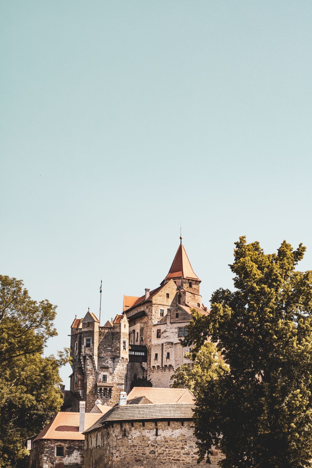 Tipy na ubytování Karlštejn - hrad v noci