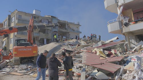 事故與災難, 地震, 城市 的 免費圖庫相片