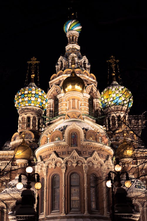 圣彼得堡, 地標, 垂直拍摄 的 免费素材图片