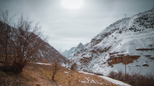 бесплатная Бесплатное стоковое фото с горный хребет, горы, зима Стоковое фото