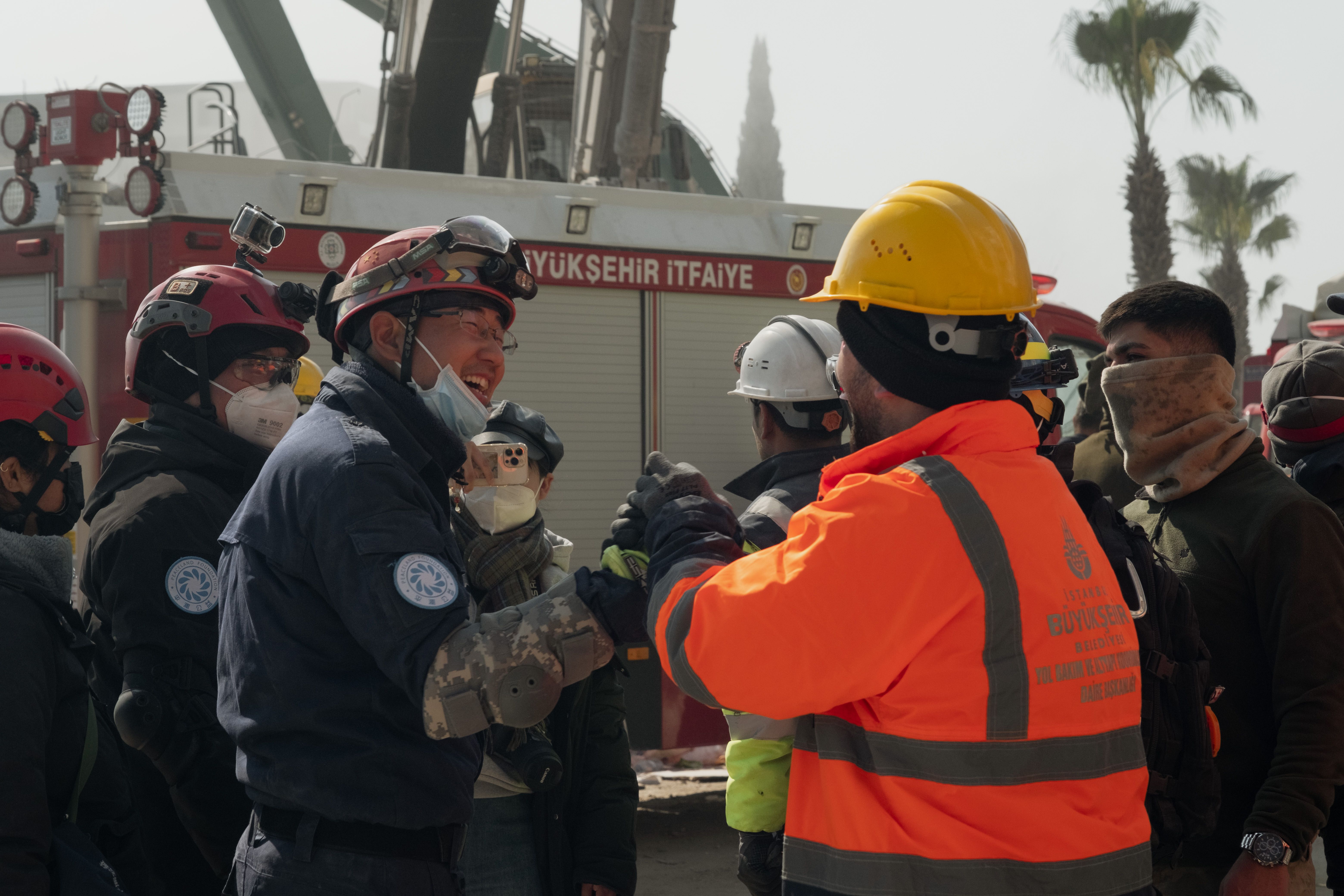 Smiling Happy Rescuers · Free Stock Photo