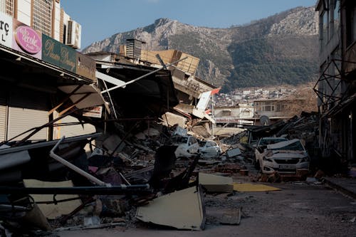 Photos gratuites de bâtiment démoli, brisé, calamité