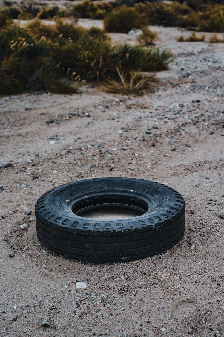 Wheel On Sand