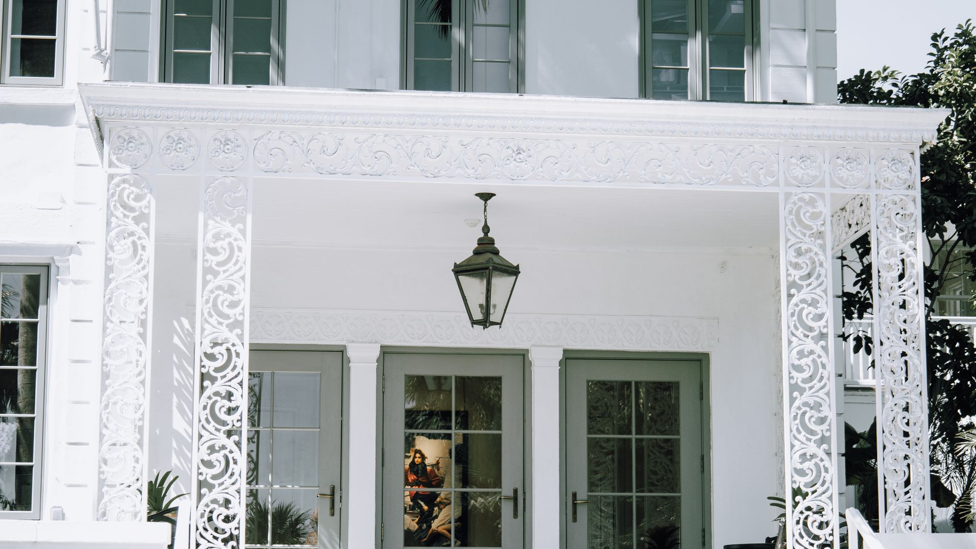 Luxury property entrance
