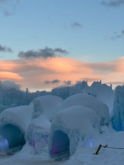 Gratis stockfoto met bevroren, dageraad, iglo s