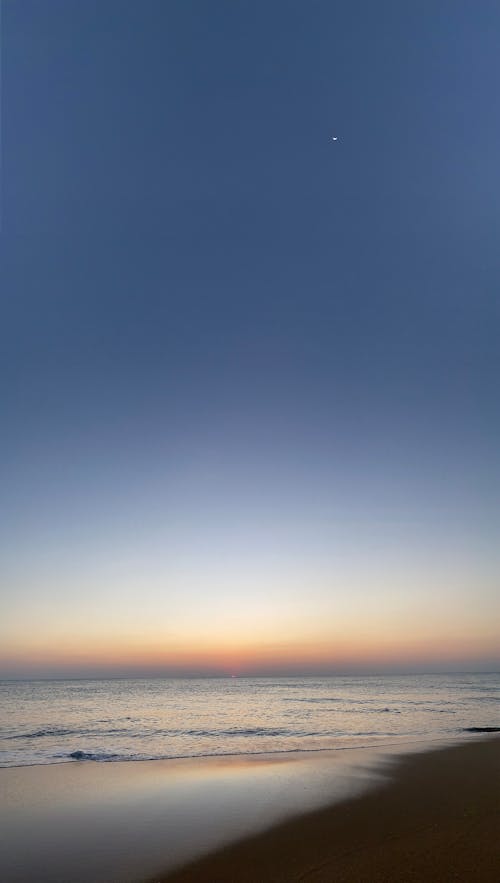 Ingyenes stockfotó a tengernél, este, gyönyörű naplemente témában