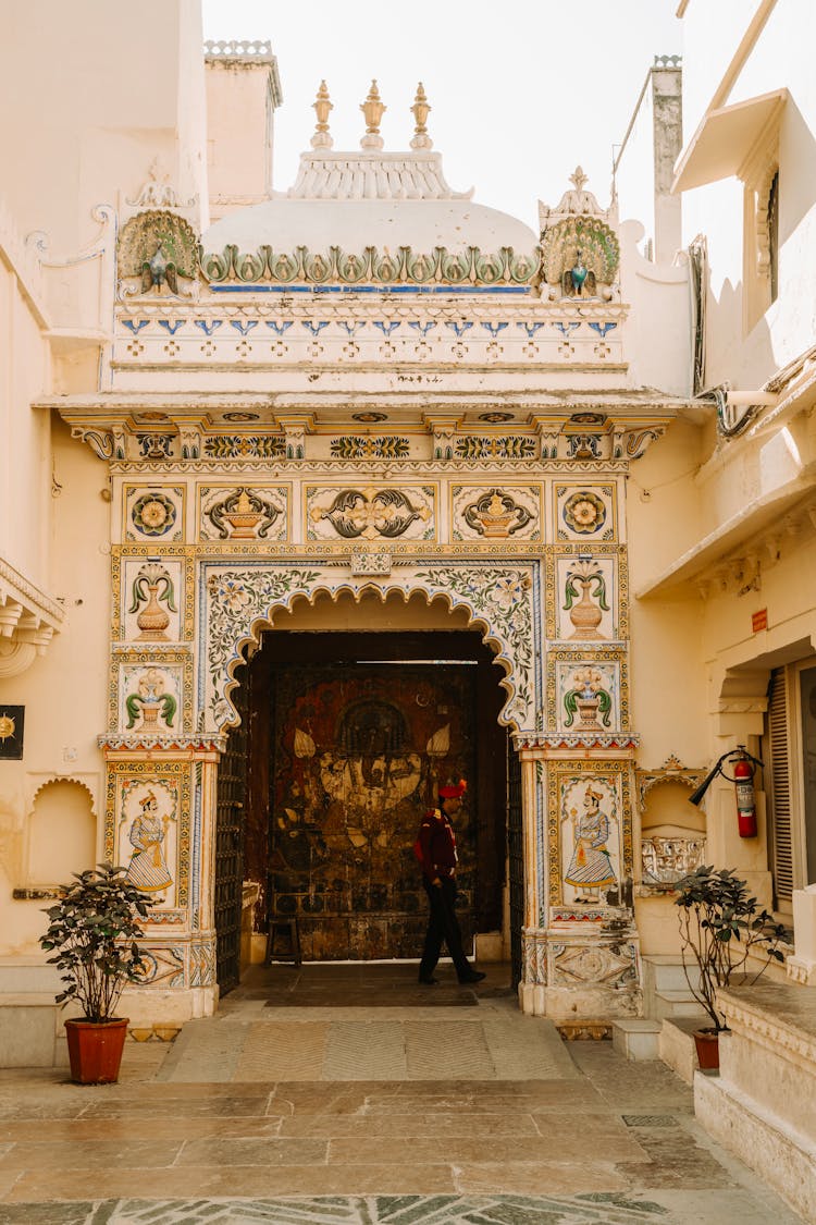 Gate To Temple In India