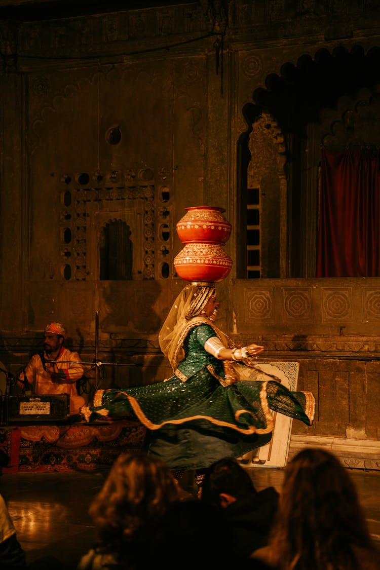 Dancer With Pots On Head