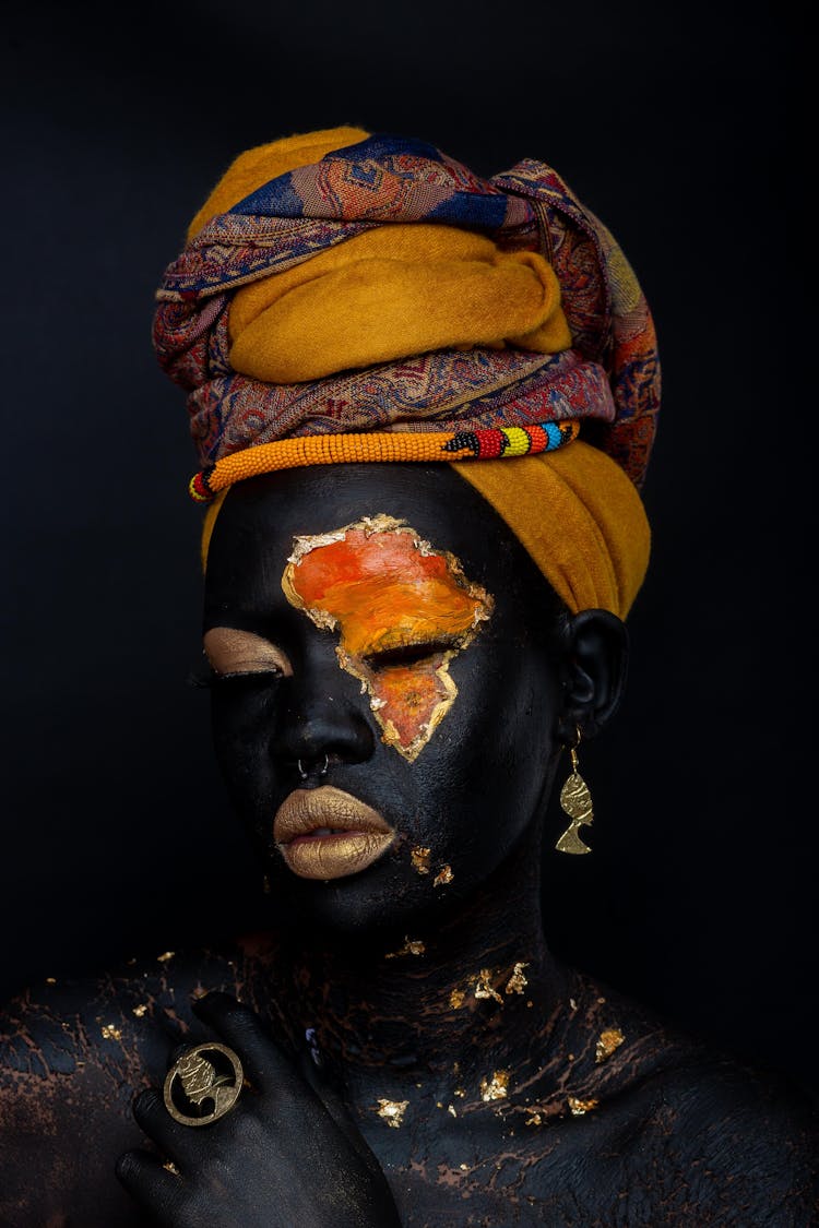 Woman With Painted Face