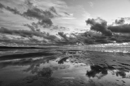 Clouds in Sky over Seashore