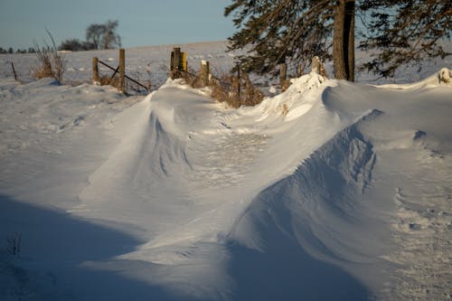 Darmowe zdjęcie z galerii z pora roku, śnieg, wiejski