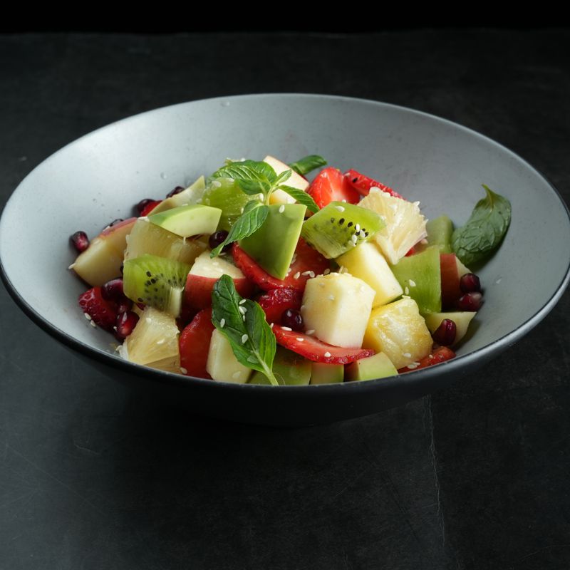 Levantine Strawberry and Rhubarb Salad with Cardamom