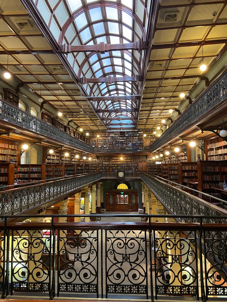 Interior Of The State Library Of South Australia, Adelaide, Australia 