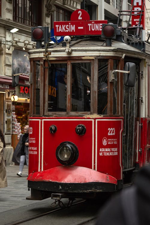 Vintage Tram on Cicek Pasaji