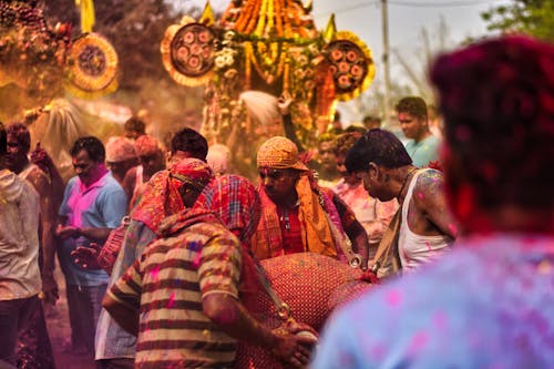 Fotobanka s bezplatnými fotkami na tému farebný, festival, indických mužov