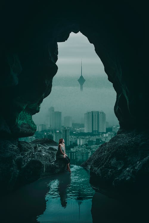Free stock photo of city, clouds, milad tower