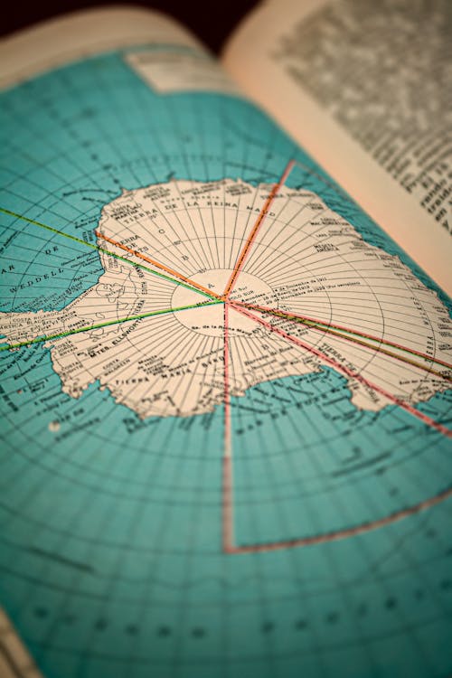 Foto stok gratis Book, kartografi, lingkaran arktik
