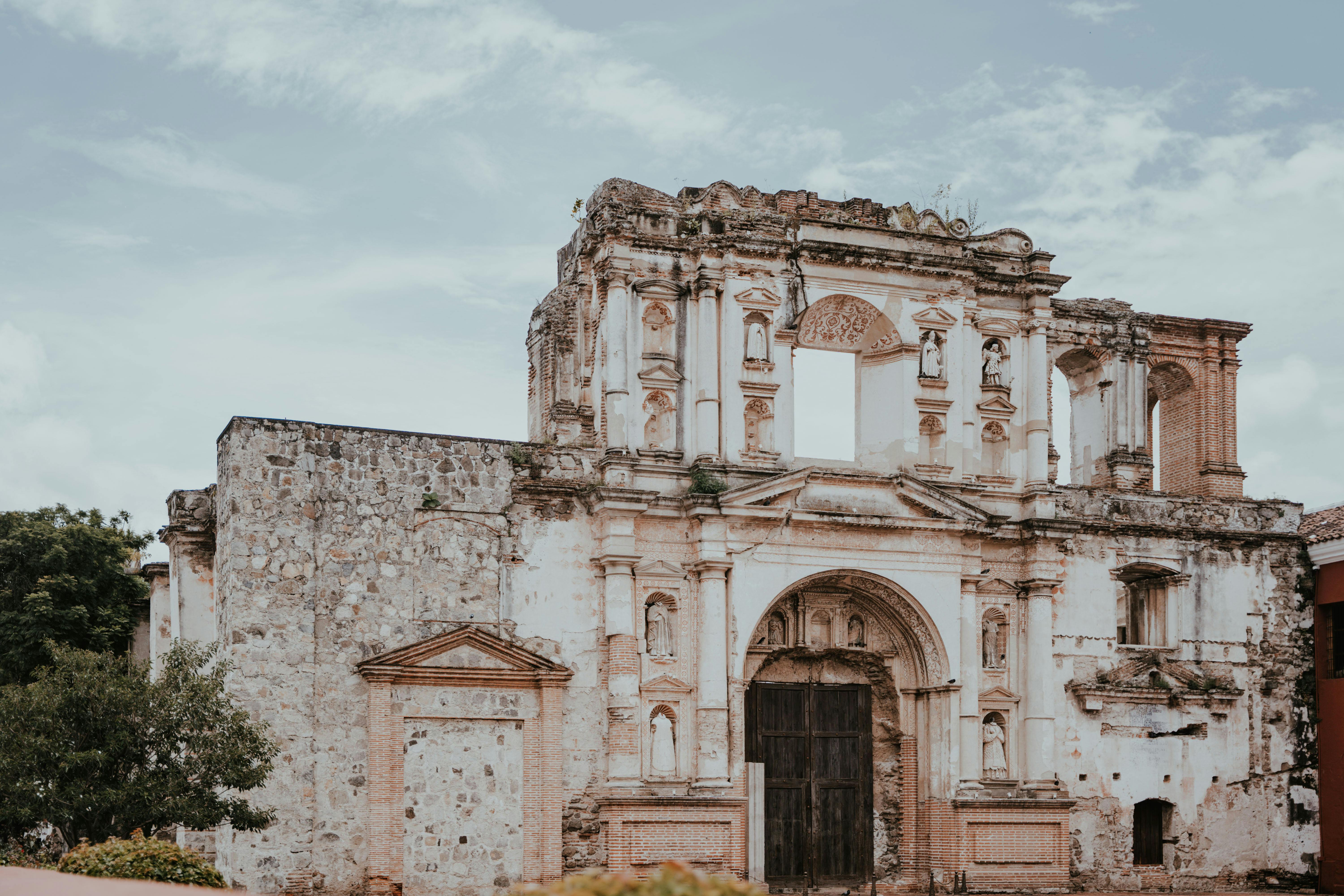 Ruins of the Church and convent of the Society of Jesus in Antigua Guatemala 