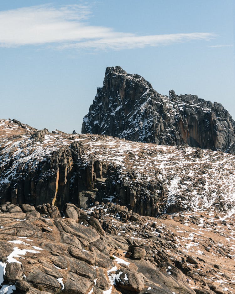 Mountain Snowed Landscape