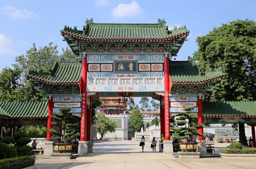 Front Gate of Yuanxuan Taoist Temple Guangzhou, China