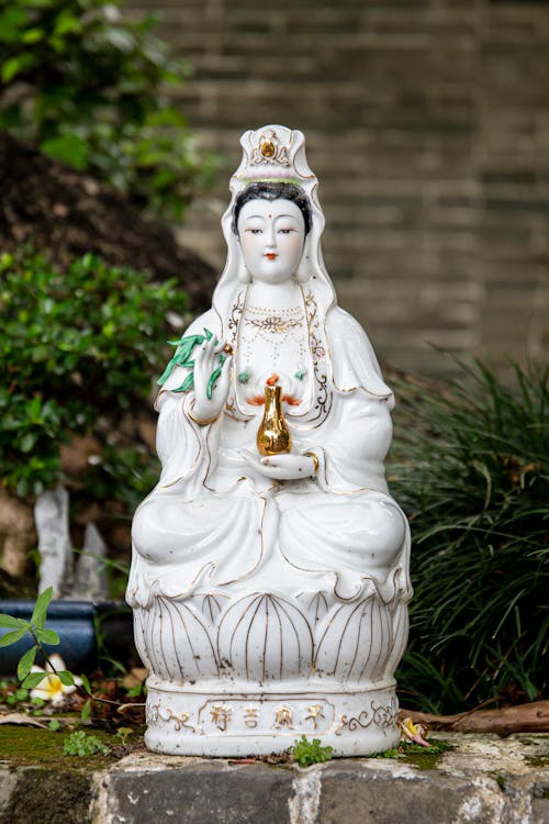 White Hindu Goddess Statue