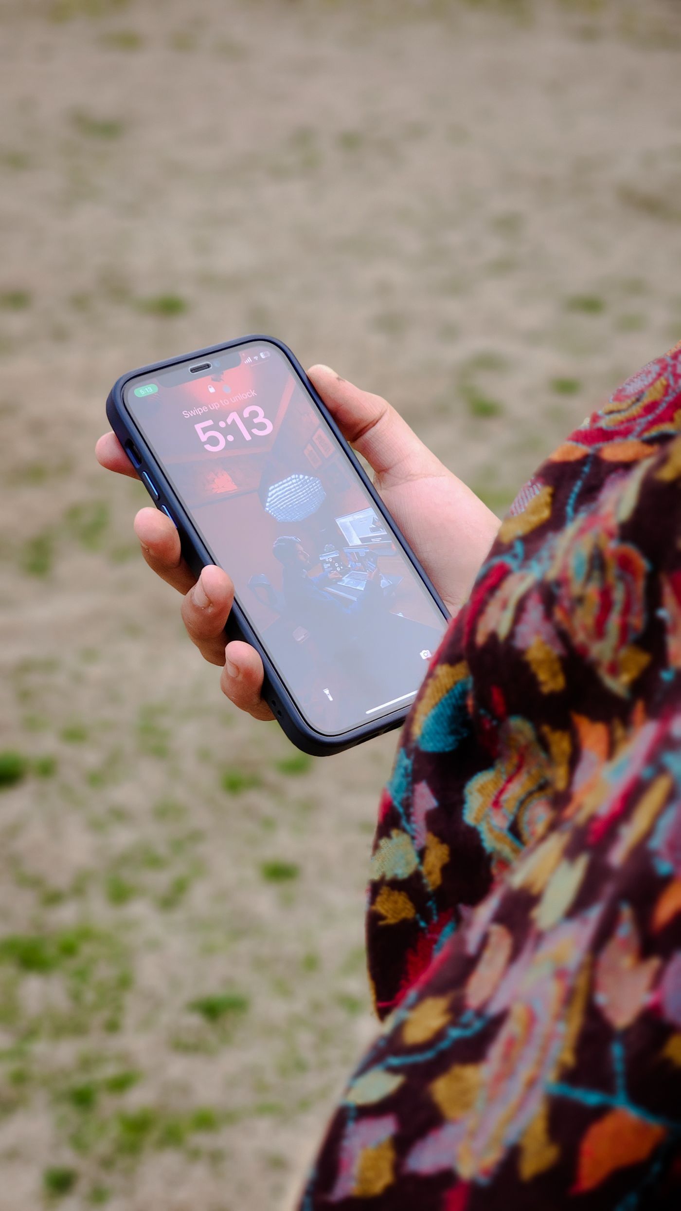 Mobile interface representing user interface and user experience design