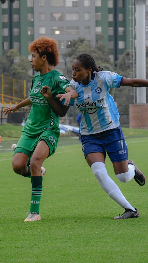 Women Playing Soccer 